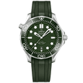 Seamaster Diver 300M Green 42 mm em Bracelete de Borracha