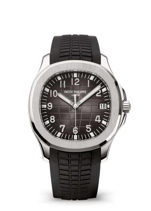 Aquanaut Date Black Strap Stainless Steel