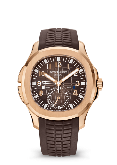 Aquanaut Travel Time Rose Gold