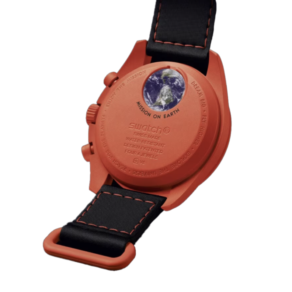 MoonSwatch MISSION ON EARTH LAVA