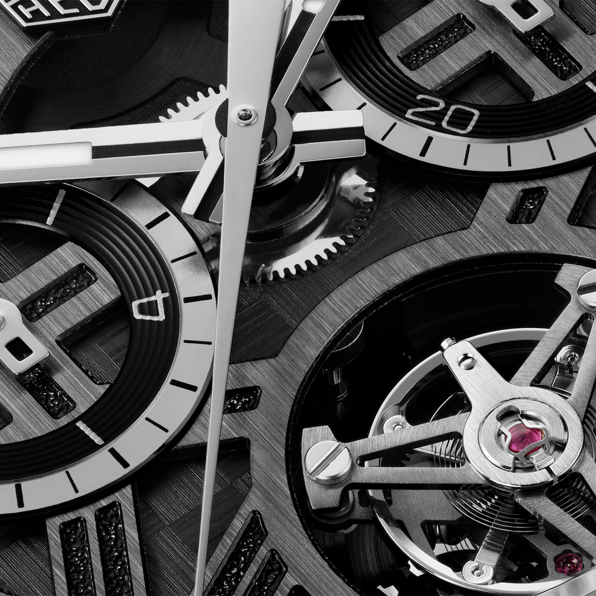 T. H. Carrera Tourbillon Extreme Sport 44 mm Black
