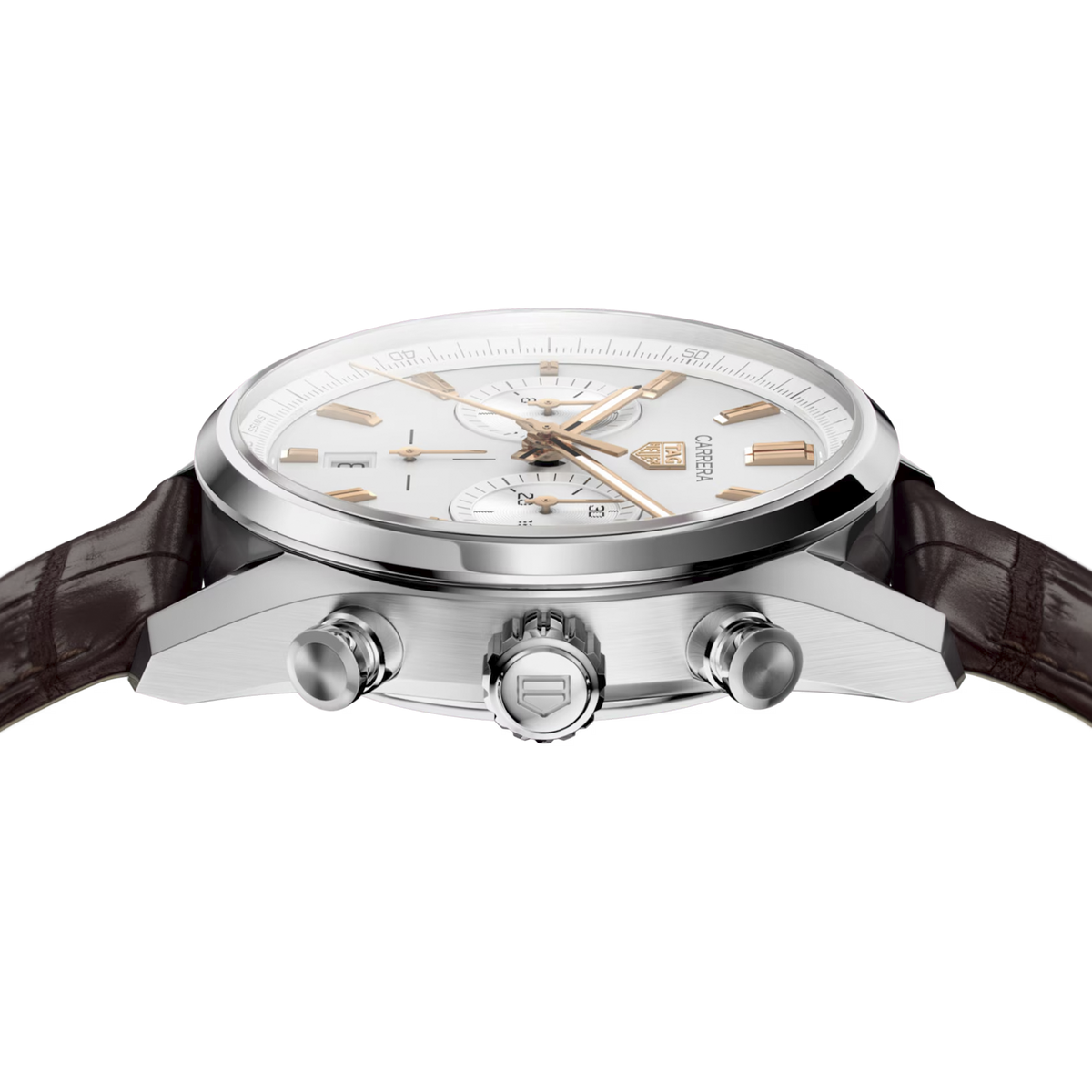 T. H. Carrera em Couro 42 mm