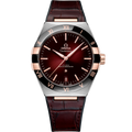 Constellation 41 mm Aço Bracelete de Couro