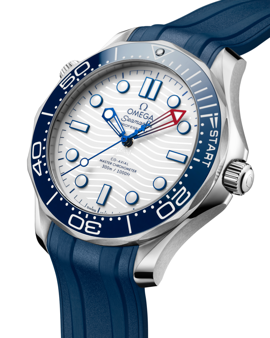 Seamaster Diver 300M America's Cup em Borracha