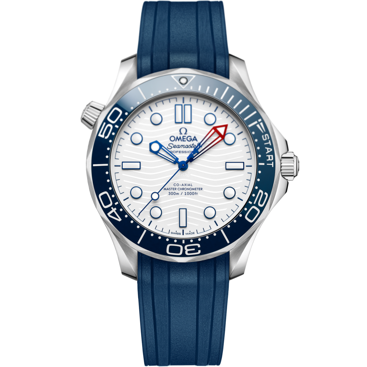Seamaster Diver 300M America's Cup em Borracha