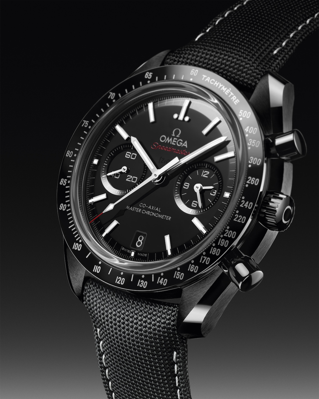 Speedmaster Dark Side of the Moon Bracelete Nylon 44,25mm - ENVIO SEDEX
