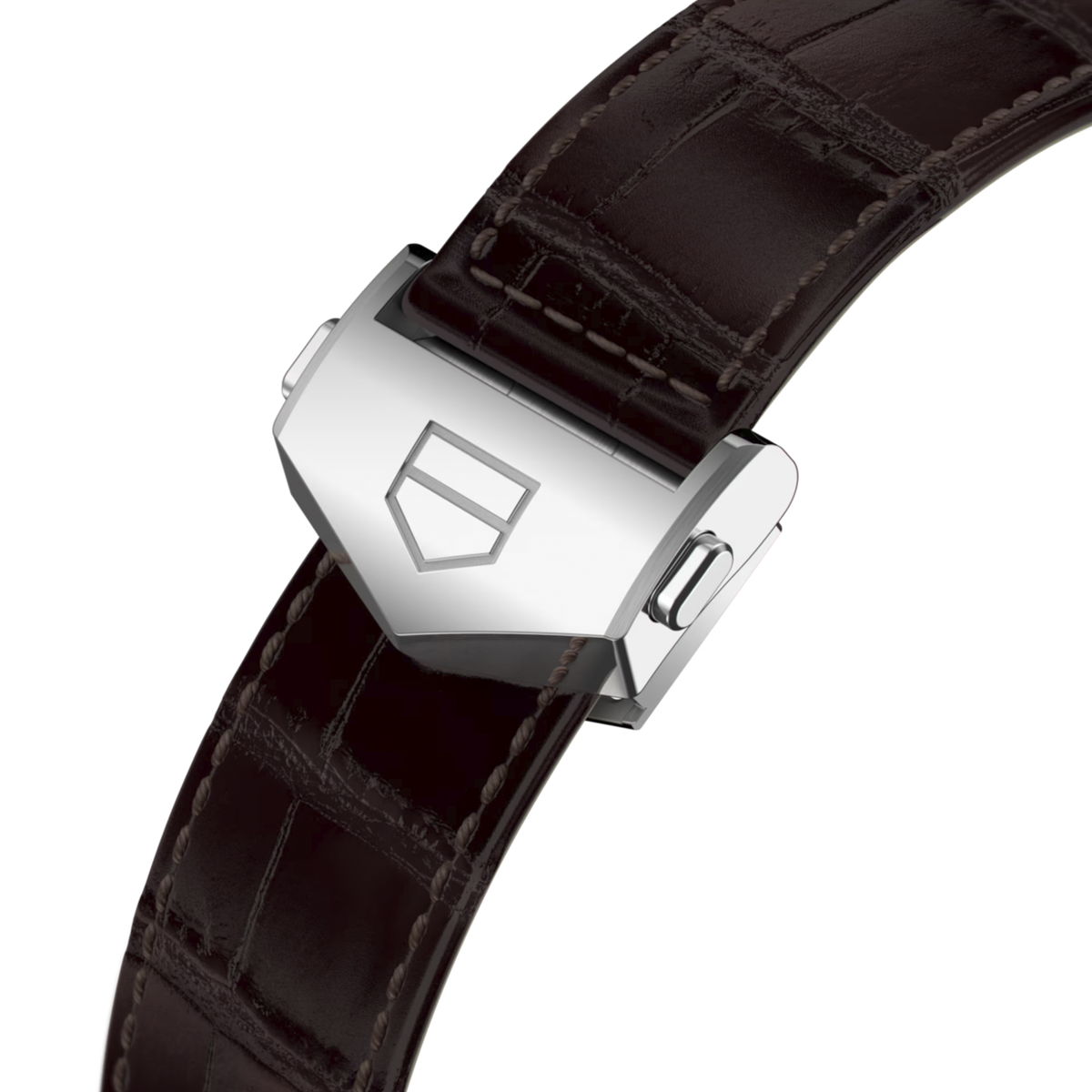 T. H. Carrera em Couro 42 mm